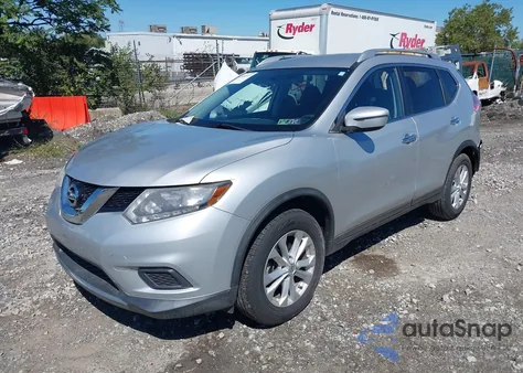 2016 Nissan Rogue Sv from USA, damaged, VIN KNMAT2MV2GP630973